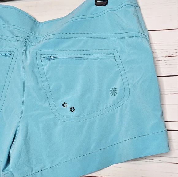Athleta Blue 4" Hiking Shorts - Picture 4 of 11